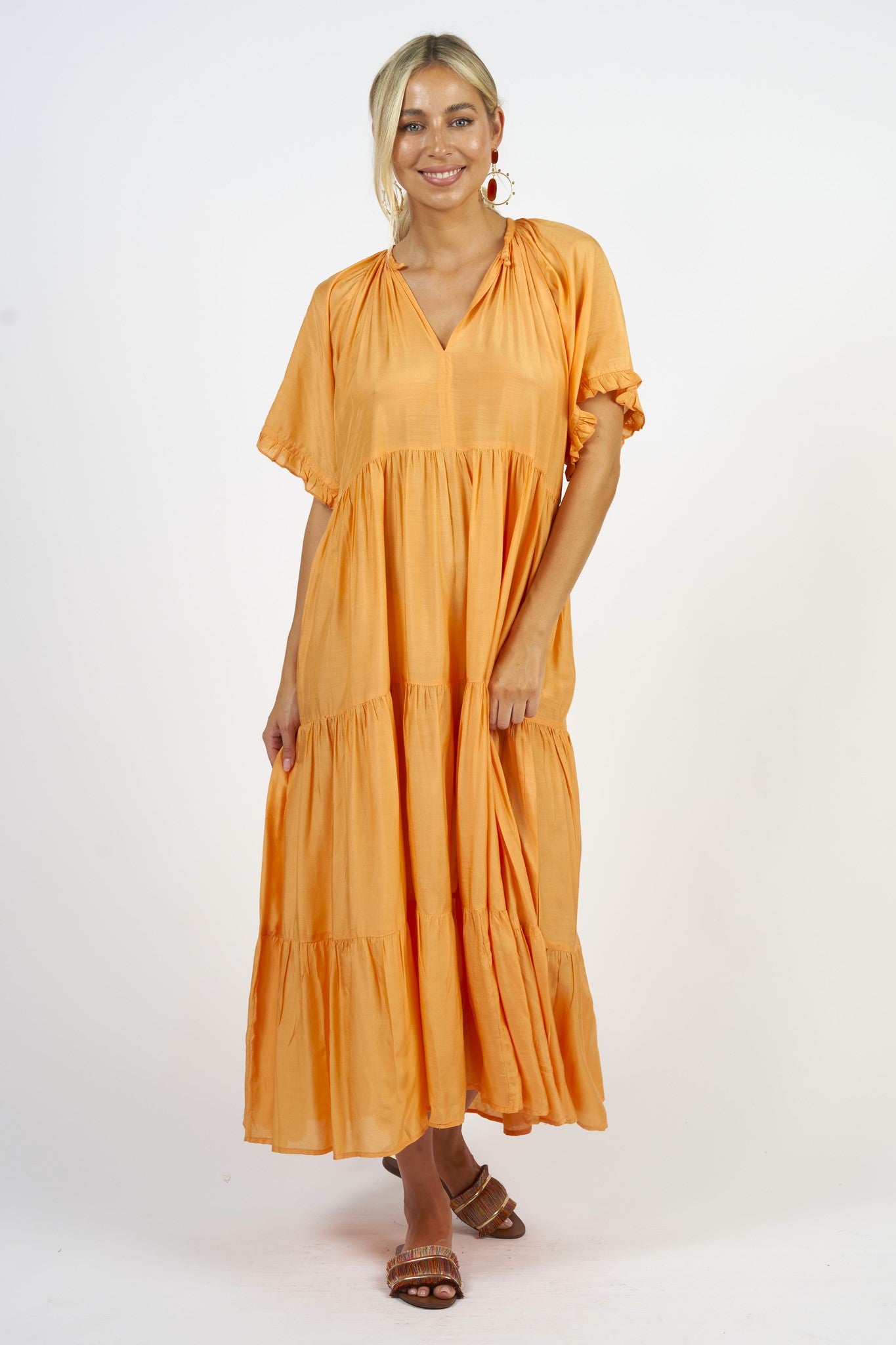 Amisha Short Sleeve Maxi Block (Outlet - Final Sale Product)